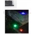 1PC Outdoor Waterproof Solar LED Glass Lawn Light for Courtyard Decoration warm light
