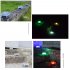 1PC Outdoor Waterproof Solar LED Glass Lawn Light for Courtyard Decoration Blue light