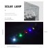 1PC Outdoor Waterproof Solar LED Glass Lawn Light for Courtyard Decoration Colorful