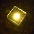 1PC Outdoor Waterproof Solar LED Glass Lawn Light for Courtyard Decoration Blue light