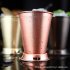 1PC Stainless Steel Edge Curl Cup for Mojito Cocktail Mug black
