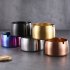 1PC Stainless Steel Simple Ashtrays Cone Living Room Desk Office Desk Ash Storage Tray  Small silver ashtray