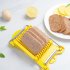 1PC Stainless Steel Wire Lunch Meat Slicer Banana Pitaya Egg Ham Cutter Kitchen Gadget white