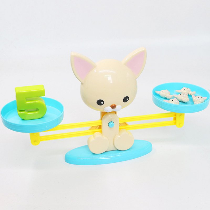 Puppy Balance Math Counting Game Learning Scale STEM Educational Toys Teaching Aids Gifts For Preschool Boys Girls puppy