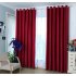 1PCS Cotton   Linen Blackout Curtain Solid Colour Drape for Home Hotel Decoration Navy blue  dark blue  100   210cm