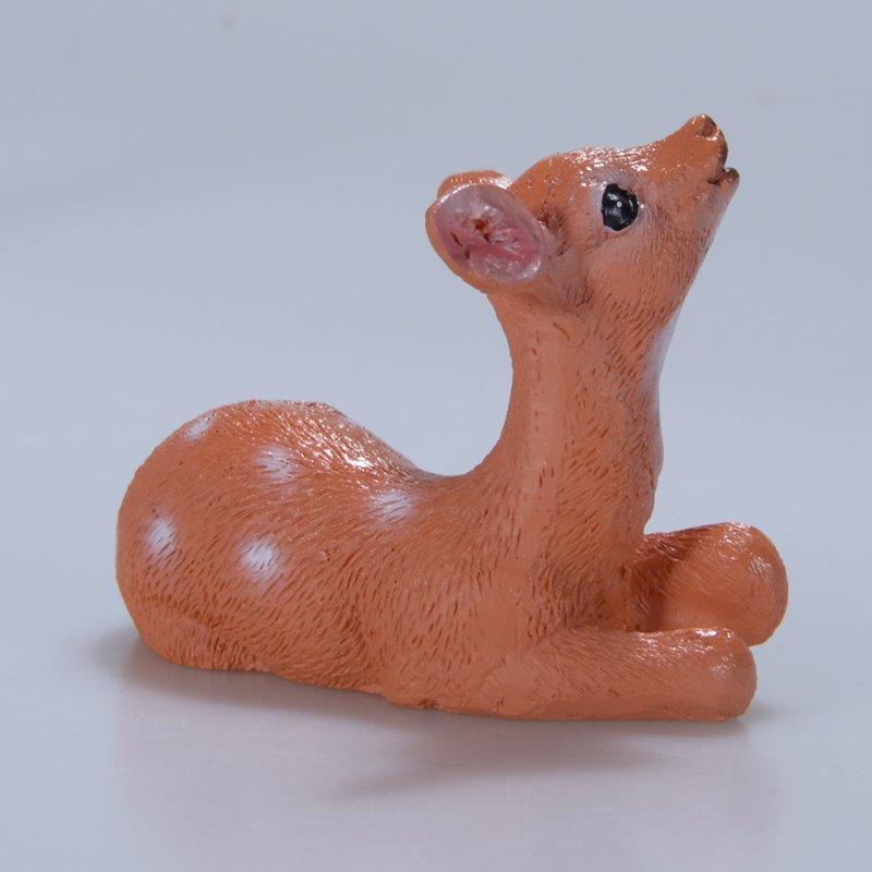 resin sitting deer