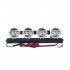 1PCS RC Car LED Roof Lamp Lights Bar for 1 10 RC Crawler Car Traxxas TRX 4 SCX10 90046 Recat MST white