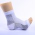 1Pair Medical Plantar Fasciitis Socks with Arch Joint Support Sports Compression Foot Sleeves for Women   Man white