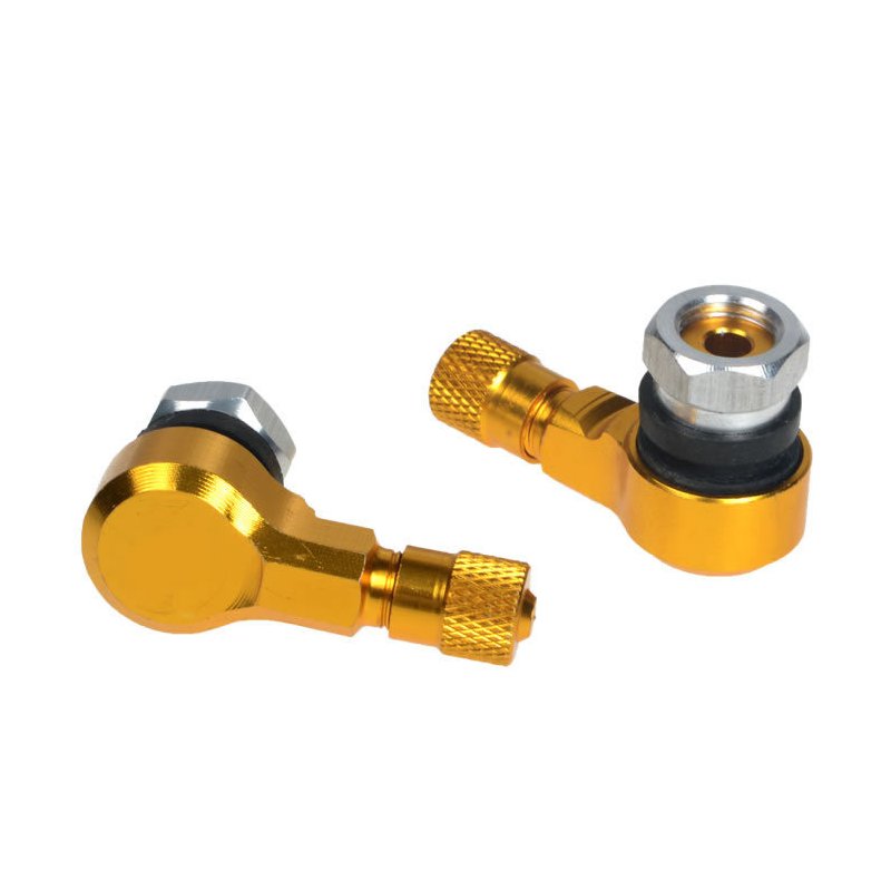 Wholesale 1Pair Motorcycle Wheel Tire Valve Stems Caps Universal Aluminum Alloy Tire Valves