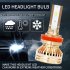 1Pair TX3570 Chip 8 48v 60W 12000LM 6000K Bulb H1 H4 H7 H11 9005 9006 Automobile LED Working Lamp Modification Headlamp 6000K cool white