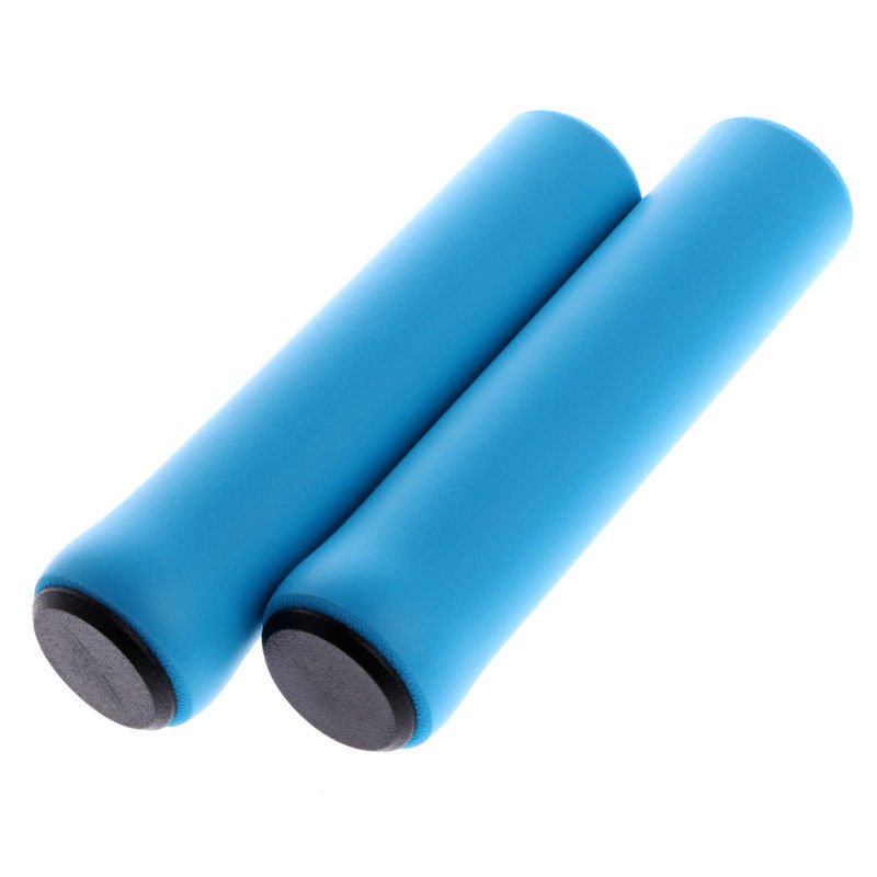 1Pair Ultra Light Anti-Slip Bike Handlebar Grip Cover for Bicycle Mountain Bike BMX Folding Bike Blue
