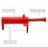 1Pair Wire Drawer Bricklaying Tool Fixer for Building red
