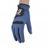 1Pair Women Golf Gloves Anti slip Super fine cloth breathable Artificial suede For Left and Right Hand Navy blue 18