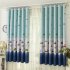 1Pc Curtains Printed Polyester Fiber Cartoon Living Room Bedroom Balcony Blackout Curtains As shown 100   200  1   2 meters high 