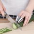 1Pc Stainless Steel Nail Cover Anti Cutting Finger Cover Picking Cutting Vegetables Nut Shelling Kitchen Tool