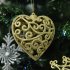 1Pcs Exquisite 3D Hollow Glitter Hanging Pandent for Xmas Tree Wedding Decoration
