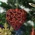 1Pcs Exquisite 3D Hollow Glitter Hanging Pandent for Xmas Tree Wedding Decoration