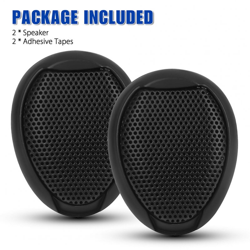 1 Pair Of 1000w Universal Car Dome Tweeter Waterproof Rust-proof Super Power High Noise Reduction Hifi-level Audio High Frequency Speaker 