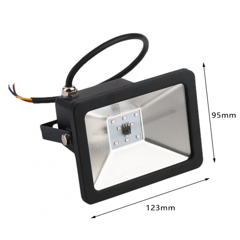 10w/ 20w/ 30w RGB Flood  Light Ultra-thin Waterproof Colorful Floodlights Portable Outdoor Camping Parties Emergency Lights