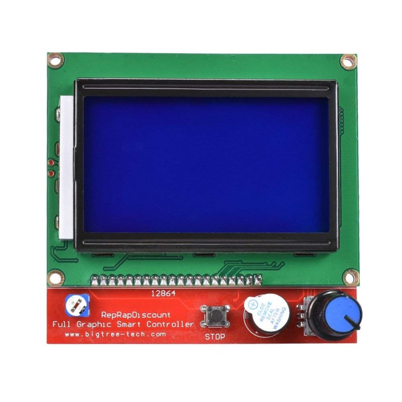12864 LCD Display Smart Controller with Adapter for RAMPS 1.4 RepRap Guru 3D Printer 