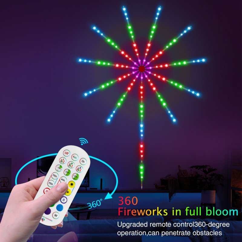 Colorful Led 2.4G Firework Lights 16 Million Colors 213 Dynamic Modes Strip Lights for Festival Decoration