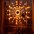 1m 70Led Spider Web Lights With Plush Spider Halloween Decorative Lamp For Party Yard Bar Haunted House warm white