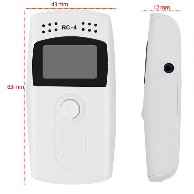Rc-4 Temperature Humidity Recorder 16000 Point Data Logger for Cold Storage Cold Chain Transport Laboratory