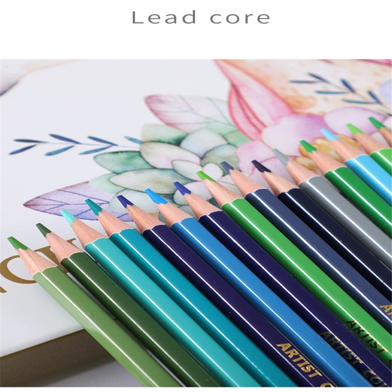 1 Set 120  Color  Wooden  Colored  Pencils Hand-painted Boxed Oily Colored Pencils Color Art Painting