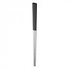 1pair 304 Stainless Steel Chopsticks With Titanium  Coating Anti slip Tableware For Kitchen 304 black silver square chopsticks