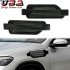 1pair Car DIY Auto Decorative Side Vent Air Flow Fender Intake Stickers Decal black