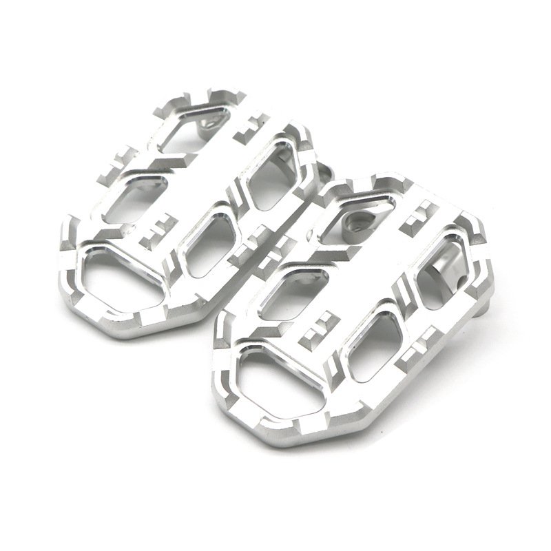 1pair Motorcycle Rear Foot Rear Brake Pedal Racing Foot Pegs FootRests Pedals for HONDA NC700X/S NC750X/S  Silver