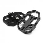 1pair Motorcycle Rear Foot Rear Brake Pedal Racing Foot Pegs FootRests Pedals for HONDA NC700X S NC750X S  black