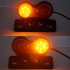 1pair Universal Motorcycle LED Taillight Custom Motorbike Rear Stop Brake Lamp Turn Signal Indicators