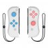 1pair Wireless Bluetooth Game Handle Joy Cons Gaming Controller Gamepad For Nintend Switch NS Joycon Console with Wrist Strap Light grey