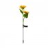 1pc 2pcs LED Solar Sunflowers Lights IP65 Waterproof Automatic On off Garden Lights For Yard Patio Garden Pathway Porch Decor 2 pcs 2 heads