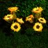 1pc 2pcs LED Solar Sunflowers Lights IP65 Waterproof Automatic On off Garden Lights For Yard Patio Garden Pathway Porch Decor 2 pcs 2 heads