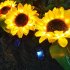 1pc 2pcs LED Solar Sunflowers Lights IP65 Waterproof Automatic On off Garden Lights For Yard Patio Garden Pathway Porch Decor 2 pcs 2 heads