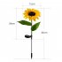 1pc 2pcs LED Solar Sunflowers Lights IP65 Waterproof Automatic On off Garden Lights For Yard Patio Garden Pathway Porch Decor 2 pcs 2 heads