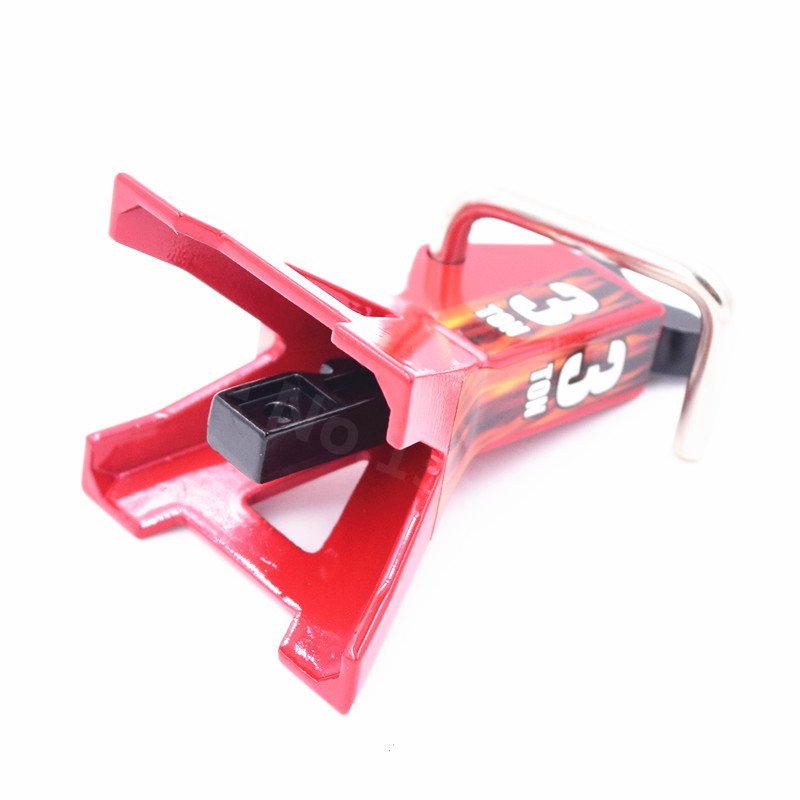 1pc 3/6 Ton 1:10 Scale Metal Jack Stands Height Adjustable Repairing Tool for 1/10 RC Crawler Truck Car Trx-4 Axial SCX10 3T