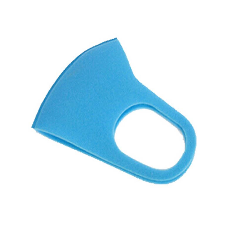 1pc/3pcs 3D Anti-fog Sponge Dustproof Washable PM2.5 Protective Mask for Kids blue_1pc