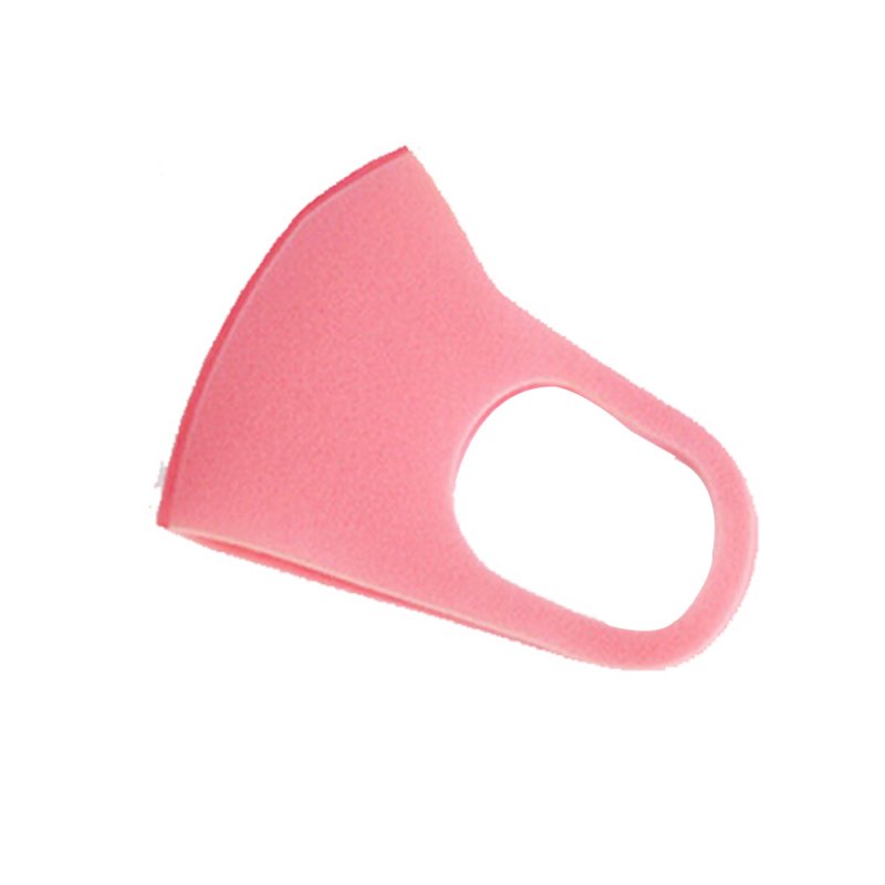 1pc/3pcs 3D Anti-fog Sponge Dustproof Washable PM2.5 Protective Mask for Kids Pink_1pc