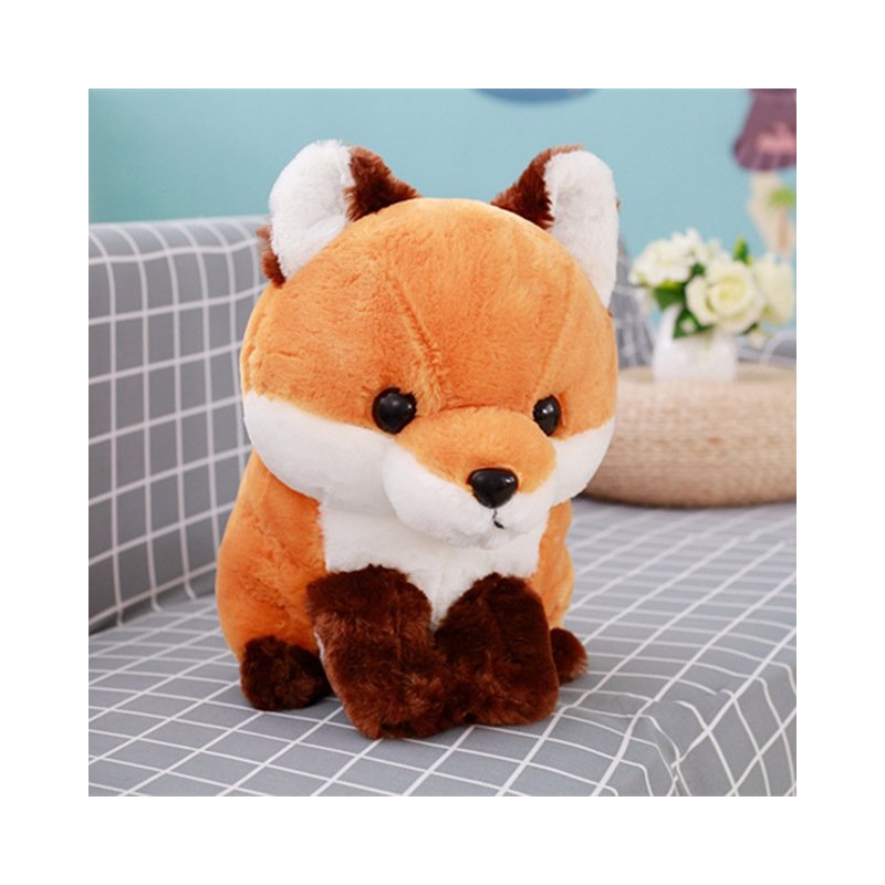Wholesale 1pc 40cm Kawaii Fox Stuffed Plush Long Tail Fat Fox Toys