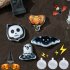 1pc 4pcs Cat Chew Toy Horrible Pumpkin Ghost Bat Skull Design Bite Resistant Stuffed Plush Toys Pet Gift For Kitten Cats 4pcs