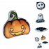 1pc 4pcs Cat Chew Toy Horrible Pumpkin Ghost Bat Skull Design Bite Resistant Stuffed Plush Toys Pet Gift For Kitten Cats 4pcs