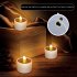 1pc 6pcs Outdoor Solar Candle Light Flameless Ip42 Waterproof Induction Night Lamps For Garden Yard 6pcs