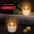 1pc 6pcs Outdoor Solar Candle Light Flameless Ip42 Waterproof Induction Night Lamps For Garden Yard 1pc