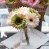 1pc 7pcs  Silk  Flower Home Decoration Flower Simulation Ornament Wedding Bouquet 1 champagne