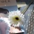 1pc 7pcs  Silk  Flower Home Decoration Flower Simulation Ornament Wedding Bouquet 1 orange