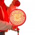 1pc Decorative Lights  Plastic Home Decoration Lights  3D Chinese Fu Hanging Light Pendant  Spherical Shaped LED Lights For Living Room Bedroom Dining Room Chin