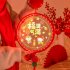1pc Decorative Lights  Plastic Home Decoration Lights  3D Chinese Fu Hanging Light Pendant  Spherical Shaped LED Lights For Living Room Bedroom Dining Room Chin